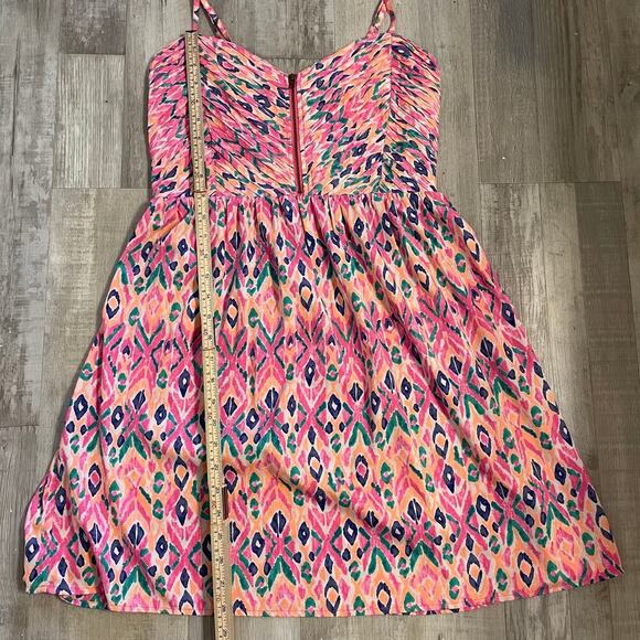 Roxy Shore Thing Woven Fit-and-Flare Dress size Large - Picture 7 of 16